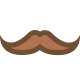 Moustache anglaise icon