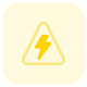 High Voltage line for shopping mall power access icon