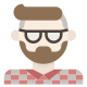 Hipster icon