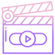 Clapperboard icon