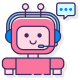 El robot retro icon