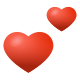 Zwei-Herzen-Emoji icon