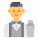 Bartender Mann icon