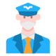 Pilot in Mask icon