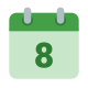 カレンダー-週8 icon