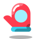 Glove With Snowball icon