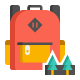 Backpacking icon