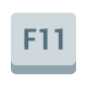 tecla f11 icon