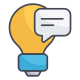 Idea chat icon
