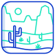 Desert icon