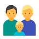 Familie-zwei-Mann-Hauttyp-2 icon