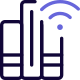 Downloading collection of books over a wireless network icon