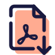 Export Pdf icon