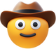 Cowboy Hat Face icon