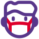 Mask necessary to be worn at a shopping mall new guideline icon