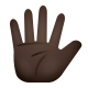 mão-com-dedos-de-pele-escura icon