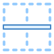 Bordure horizontale icon