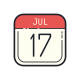 calendario-de-manzana icon
