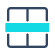 Grenze horizontal icon