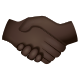 Handshake Dark Skin Tone icon