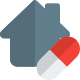 Stock of medicine in a Pharmacy Store icon