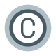 Creative-Commons-Alle-Rechte-vorbehalten icon