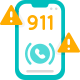 Emergency 911 icon