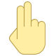 Zwei Finger icon