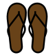 sandalias-externas-verano-ddara-lineal-color-ddara icon
