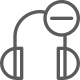 Headphones Minus icon