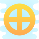 Croce solare icon