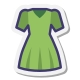 Vestido verde icon