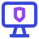 Computer shield icon