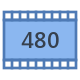 480P icon