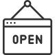 Open icon