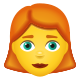 Woman Red Hair icon