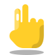 2 本の指 icon