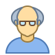 Person Old Male Skin Type 3 icon