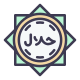 Halal Sign icon