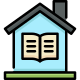 School from home icon