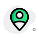 Map location pin for user working remotely icon