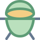 Großes grünes Ei icon