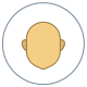 Circled User Neutral Skin Type 4 icon