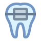Brackets dentales icon