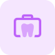 Jobs at Dental Care hospital isolated on a white background icon