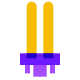 Ampoule fluorescente icon