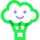 Broccoli Kawaii icon