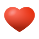 Красное сердце icon