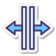 Fractura horizontal icon