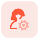 외부 설정-채팅 응용 프로그램 제어-클로즈업우먼-트리톤-탈-리바이보 icon